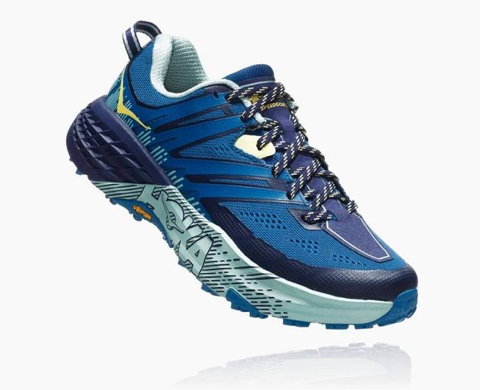 Tenis Para Trail Running Hoka Speedgoat 3 Mujer Azul Marino | Mexico-9103675